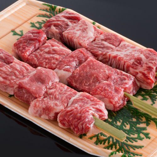 松阪牛 牛串 3本 (モモ・バラ) 【冷凍】