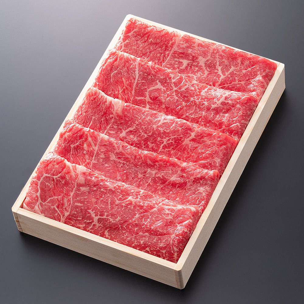 松阪牛すき焼き肉 (肩・モモ・バラ) ＠1944 400g 贈答用木箱入り