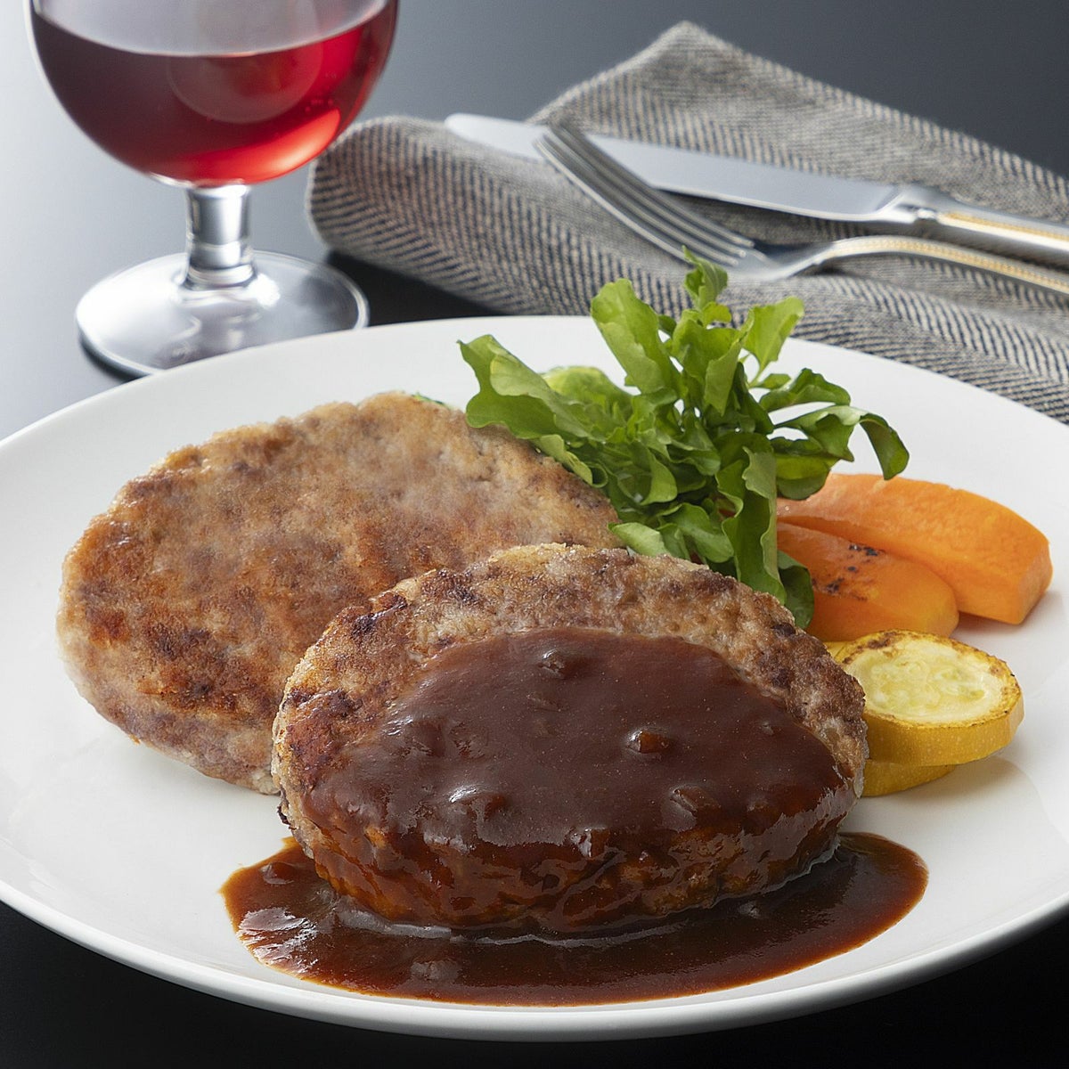 松阪牛ハンバーグ 食べ比べセット (デミグラスソース付) 【冷凍】