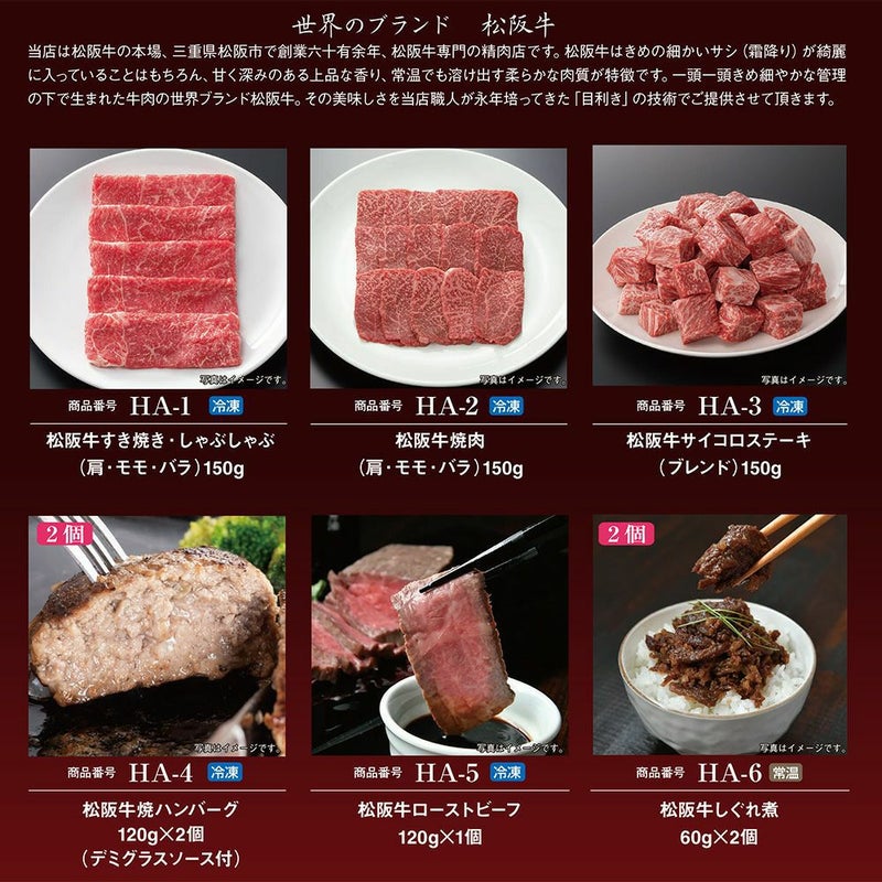 【ソーシャルギフト・URLタイプ】松阪牛 ギフト券 HAタイプ 